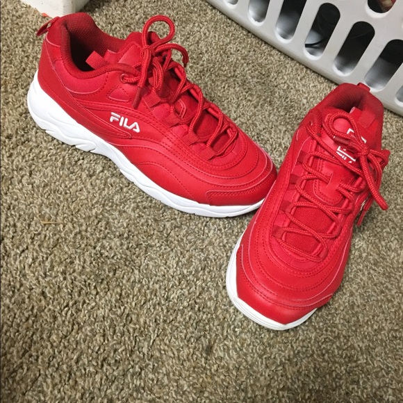 fila shoes red color